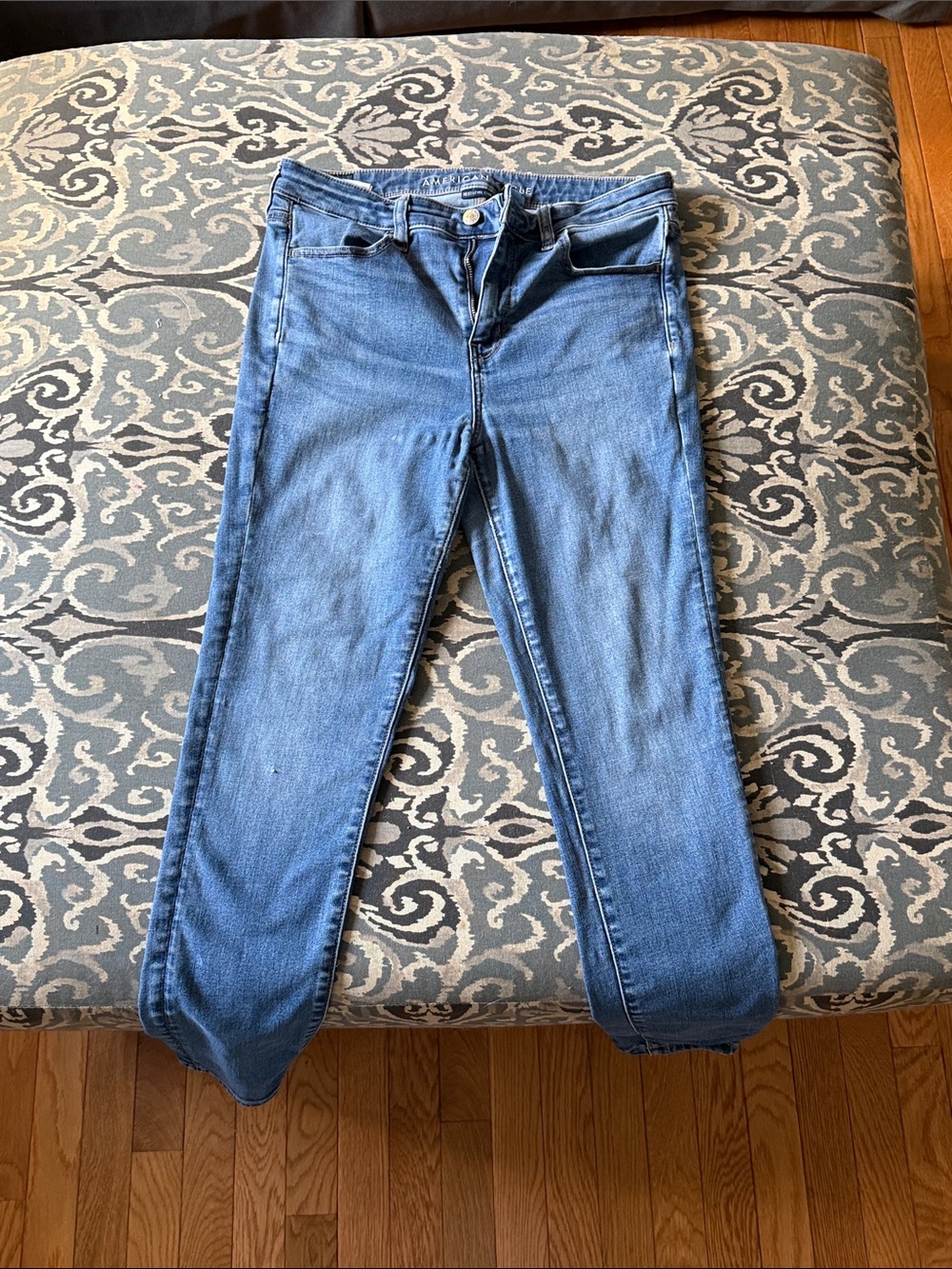 American Eagle Outfitters Women's Medium Blue Skinny Jeans